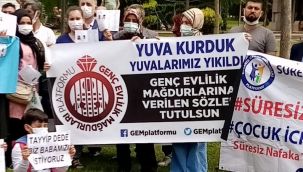 6284 nolu yasa mağdurları Ankara'da açıklamalar yaptı
