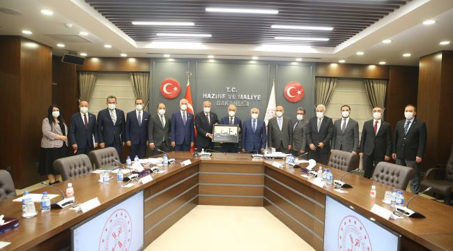 ATO inşaat sektörünün sorunlarını Bakan Elvan'a iletti