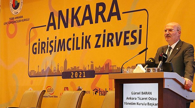 Ankara girişimcilik zirvesi 2021" ATO'da yapıldı