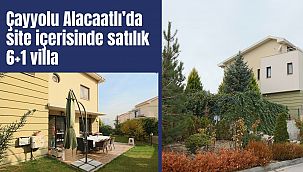 Ankara Çayyolu siyasal bahçekent sitesinde 6+1 satılık villa
