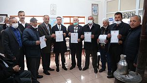 Gölbaşı Boyalık mahallesinde tapular dağıtıldı