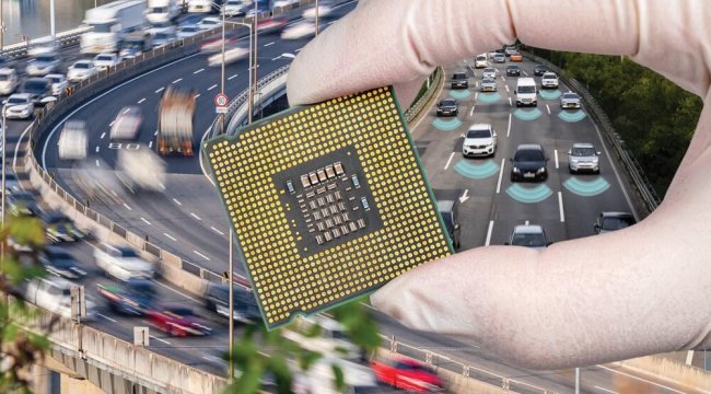 Otomobiller artık az çipli olarak üretiliyor