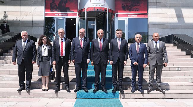 KKTC Cumhurbaşkanı Tatar ATO'yu ziyaret etti