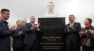 Cengiz Aytmatov parkı açıldı