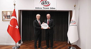 KKTC Ankara büyükelçisinden ATO’ya ziyaret