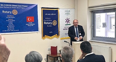 Ankara Kavaklıdere Rotary kulübünden hastalara destek