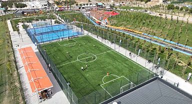 Ankara'ya 130 m2 'lik bir alanda yapılan Lodumlu parkı açıldı