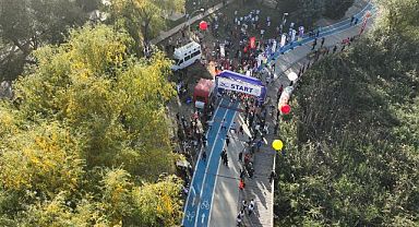 Ankaralılar Gölbaşı’nda meşale koşusunda buluştu