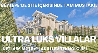 Beytepe'de site içerisinde tam müstakil kale gibi ultra lüks villalar