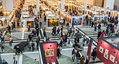 ARTNOUVA Çağdaş Sanat Fuarı ATO Congresium'da başladı