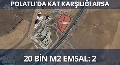 Polatlı'da Eskişehir yoluna cephe kat karşılığı arsa yatırım fırsatı sunuyor