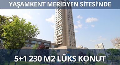 Yaşamkent Fortis Meridyen sitesinde 5+1 lüks konut