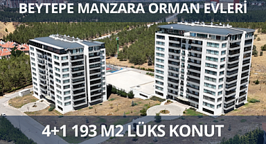 Beytepe Manzara Orman Evleri sitesinde orman manzaralı konut