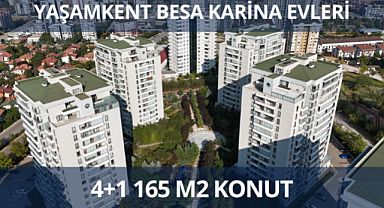 Yaşamkent Besa Karina Sitesi'nde geniş teraslı 4+1 konut