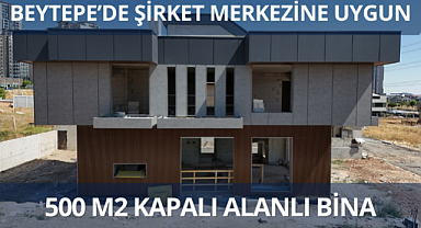 Beytepe'de Bulvara yakın şirket binasına uygun köşe konumlu bina