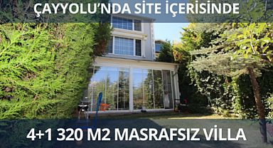 Çayyolu Anadolu 12 evleri sitesinde masrafsız lüks villa