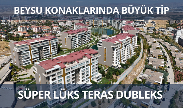 Beysu Konakları sitesinde satılık teras dubleks