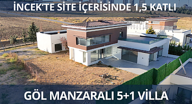 İncek N modern sitesi'nde 5 odalı lüks villa yeni sahibini bekliyor