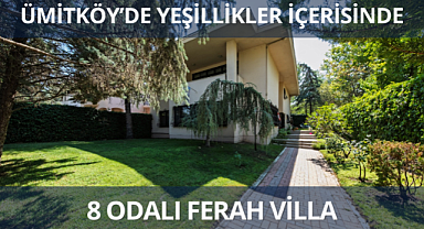 Ümitköy'de Kutlutaş villaları'nda köşe konumlu villa satışa sunuldu