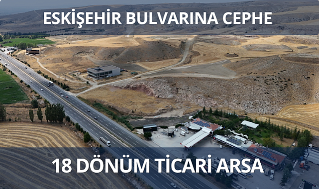 Ankara Ballıkuyumcu'da 18 dönüm satılık AVM arsası