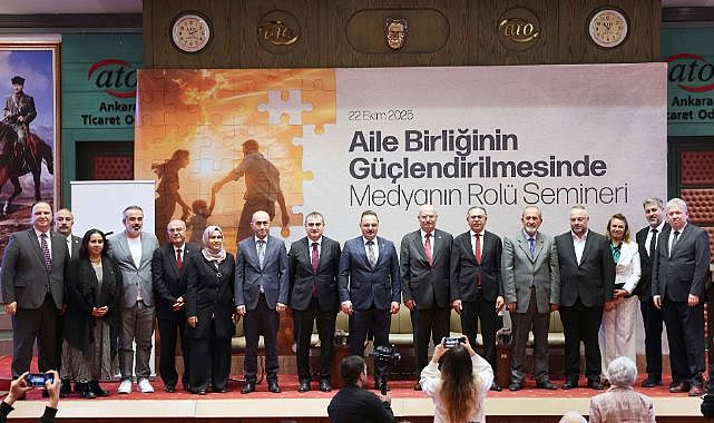 Ankara'da aile birliğinin güçlendirilmesinde medyanın rolü semineri yapıldı