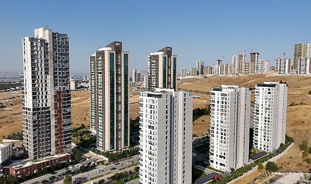 Ankara'da konut fiyat endeksi reel olarak yüzde 3,8 oranında arttı