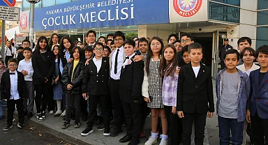 Ankara’nın çocukları meclis başkanını seçti