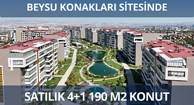 Beysu Konakları'nda satılık lüks 4+1: gölet manzaralı