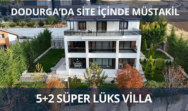 Çankaya Dodurga'da site içerisinde tam müstakil süper lüks villa