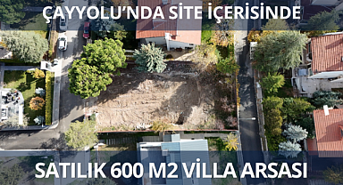 Çayyolu'nda site içerisinde 600 m² satılık arsa fırsatı