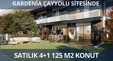 Çayyolu'nda yatay mimari projede satılık lüks konut