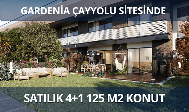 Çayyolu'nda yatay mimari projede satılık lüks konut