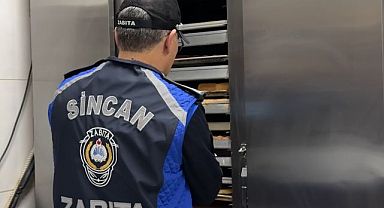 Sincan zabıta ekiplerinden gıda işletmelerine sıkı denetim