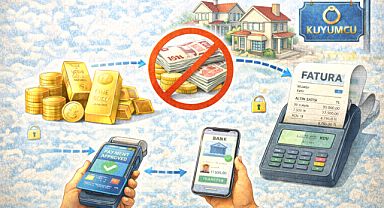Altın alım satımında tüm işlemler kredi kartı veya ıban üzerinden yapılacak