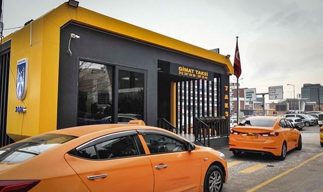 Ankara'da taksi durakları yenileniyor