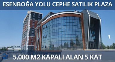 Ankara Esenboğa yolu üzerinde 5.000 m² satılık plaza 