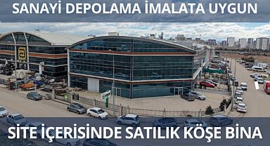 Dempa Sanayi sitesinde depolama imalat teşhir ve ofis için uygun satılık bina
