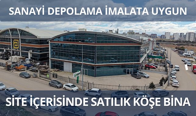 Dempa Sanayi sitesinde depolama imalat teşhir ve ofis için uygun satılık bina