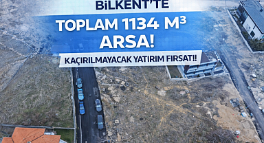 Bilkent'te 1.134 m² 3 ayrı parsel yatırım için fırsat arsa