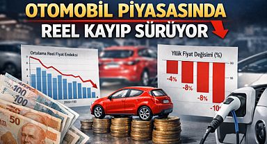 Otomobil piyasasında reel kayıp sürüyor