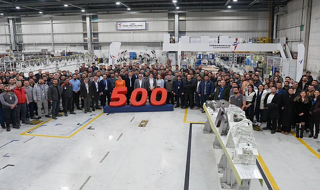 TUSAŞ’tan Airbus A220 Programında 500’üncü sevkiyat