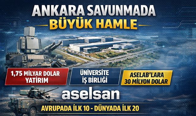 Ankara’da Avrupa’nın en büyük entegre hava savunma merkezi inşa edilecek
