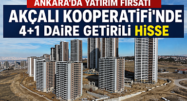 Beytepe Akçalı kooperatifinde 4+1 konut hissesi
