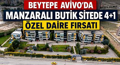 Beytepe AVİVO sitesinde yatay mimari 4+1 lüks konut