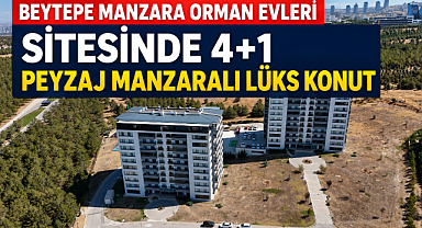 Beytepe Manzara Orman Evleri sitesinde orman manzaralı lüks konut