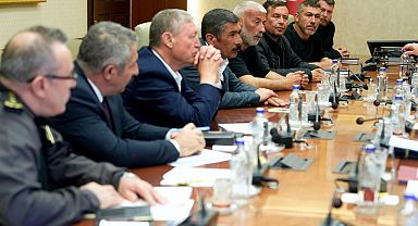 İçişleri Bakanlığı'nda madencilerle görüşme