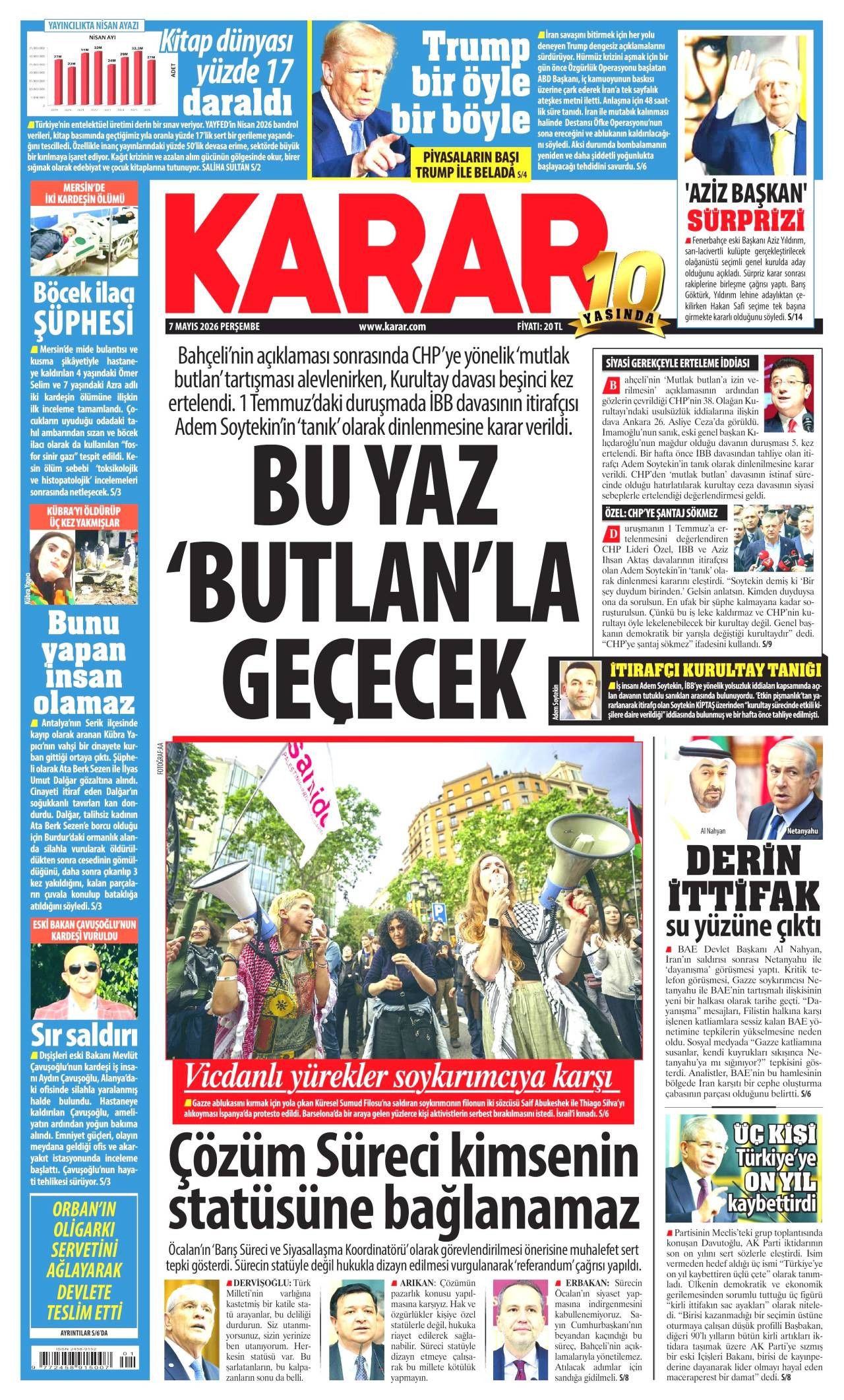 Karar Gazetesi Gazete Manşeti