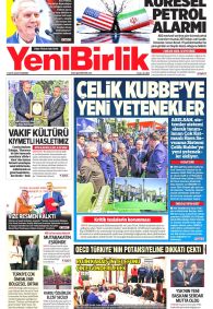 Yeni Birlik Gazetesi Gazete Manşeti