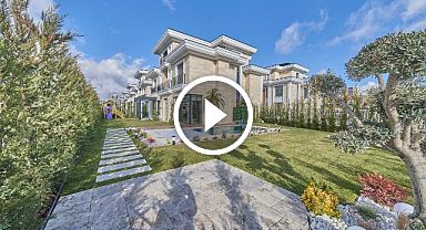 Beytepe'de site içerisinde 456 m2 8+1 kale gibi ultra lüks villalar