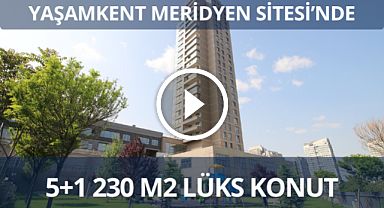 Yaşamkent Fortis Meridyen konutlarında 5+1 lüks daire